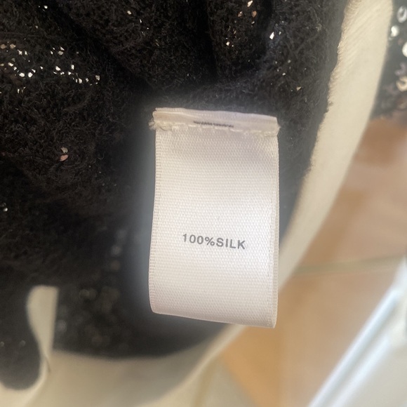 ST.JOHN silk sequins cardigan size S. - Picture 6 of 11
